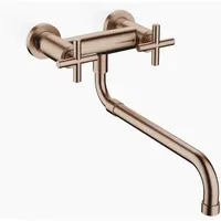 Dornbracht Tara Wand-Brückenbatterie Bronze gebürstet