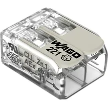 WAGO Compact-Verbindungsklemme bis 4 mm2 2-Leiter 100 St. 221-482