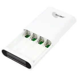 Allnet Powerbank 18650 3.7V 4er-Gehäuse weiß (ALL-PB104)