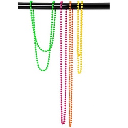 Perlenketten "Neon", 4 Stück