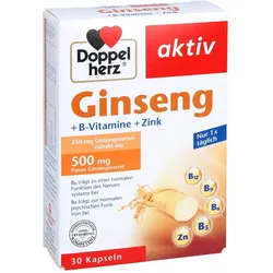 Doppelherz Ginseng 250 + B-Vitamine + Zink