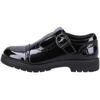 Hush Puppies Paloma Patent Senior Schuluniform-Schuh, Black, 37.5 EU