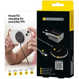 Intenso Magnetic Wireless Charger MB1 schwarz,