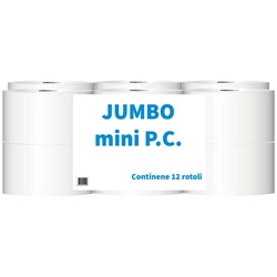 12 Minijumbo Toilettenpapier Rollen, FSC Zertifiziert