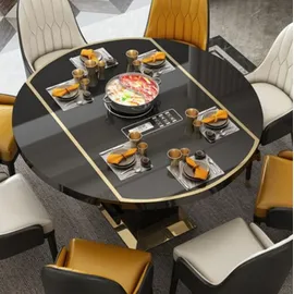 aea Multifunktions Esstisch Tische Runder Tisch Esszimmer Möbel Edelstahl Küche Rund