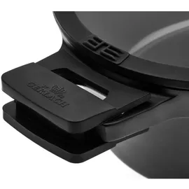 Gerlach Topf Keramik-Kochtopf Induktion Induktiontopf Kochgeschirr Induktionsgeeignet 28 cm, Schwarz