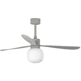faro BARCELONA Amelia Ball LED Deckenventilator grau