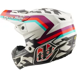 Troy Lee Designs SE5 Polycarbonate Weiß/Schwarz/Lila/Rot XL