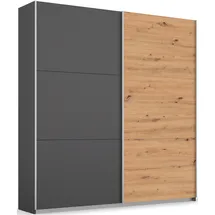 Rauch »AURELIO Kleiderschrank Garderobe TOPSELLER 3 verschiedene Ausstattungsvarianten Griffe aus Metall MADE IN GERMANY, grau