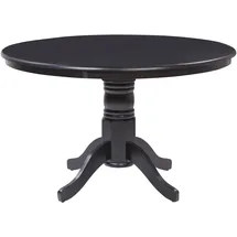 Beliani Esstisch Ø 120 cm schwarz