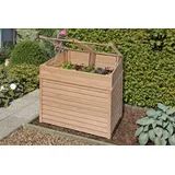 Gartenwelt Riegelsberger Hochbeet Frühbeet Set 125 x 85 x 110 cm Lärche