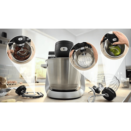 Bosch MUMS6ZS13D Küchenmaschine Jet black matt (Rührschüsselkapazität: 5,5 l, 1600 W