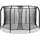 Salta Trampolin 396 cm Schwarz