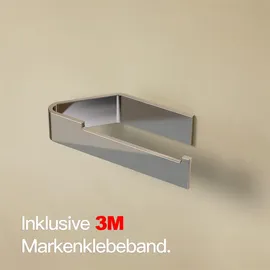 Designfabrik Hamburg Toilettenpapierhalter Chrom, Glänzend)