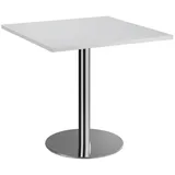 HAMMERBACHER Bistrotisch weiß 80,0 x 80,0 x 74,5 cm