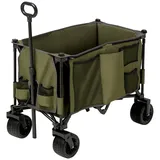Outsunny Bollerwagen Faltbarer Handwagen bis 120 kg Grün