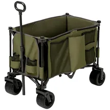 Outsunny Bollerwagen Faltbarer Handwagen bis 120 kg Grün
