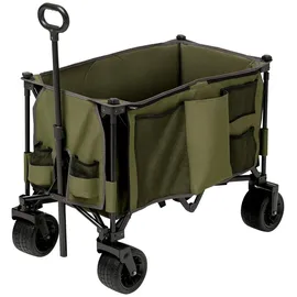 Outsunny Bollerwagen Faltbarer Handwagen bis 120 kg Grün