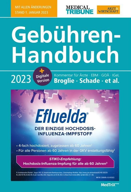 Gebühren-Handbuch 2023 - Maximilian Broglie  Stefanie Pransche-Schade  Hans-Joachim Schade  Kartoniert (TB)