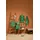 Egeria Crocodile grass green 70x100 cm - grün
