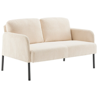 2-Sitzer-Sofa Miami Beige/Schwarz