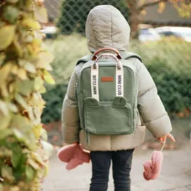 Childhome Kinderrucksack Mini Club, - Signature, Canvas - Grün