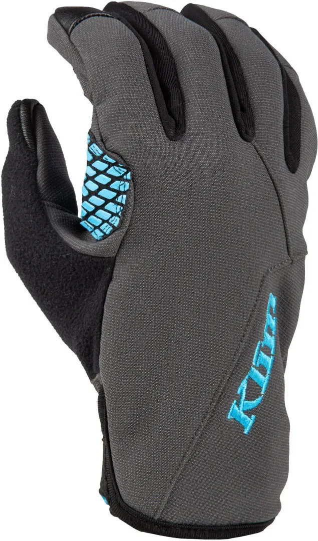 Klim Versa Dames Motorhandschoenen, zwart-grijs-blauw, L Voorvrouw