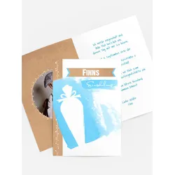 Karten Schulanfang selbst gestalten mit Spruch und Fotos im Onlinedesigner bei Meine-Kartenmanufaktur.de