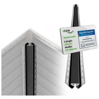 HEXIM Siding Fassadenpaneele grau 2 St. UV-beständig