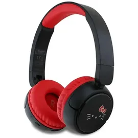 HELLO KITTY Face Logo Bluetooth Over-Ear-Kopfhörer Rot
