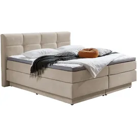 Roller Boxspringbett 180 x 200 cm H2/H3 Natur