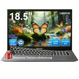 Blackview AceBook 10 18,5" Intel N150 16 GB RAM 512 GB SSD Win11 Pro Gray
