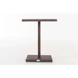 TPFGarden Gartentisch 59 x 59 x 72,5 cm Braun