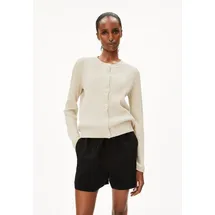 Armedangels Damen Strickjacke aus Leinen-Mix RICALAA LINO Regular Fit Raw White - S