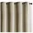 AmeliaHome Restilo Set Vorhang H 245 x B 140 cm mit Raffhalter 54 x 10 cm Velvet Optik Beige 1 St. Ösenschal Samt Halbverdunkelungsvorhang Fensterdekoration Dekoschal Dekorvorhang