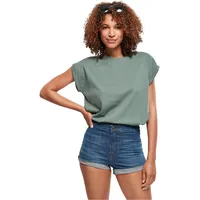 URBAN CLASSICS Damen Ladies Extended Shoulder Tee T-Shirt, Palelaaf, XS