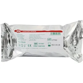 NOBAMED Zinkgelbinde / Zinkleimbinde 10 cm breit,