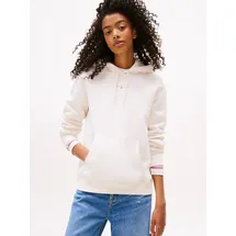 Tommy Hilfiger Tommy Jeans Kapuzensweatshirt TJW REG LINEAR HOODIE EXT weiß S (36)