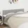 vidaXL Kopfteile 2 Stk. Hellgrau 90x5x78/88 cm Stoff