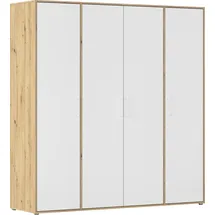 Rauch Wäscheschrank VOYAGER 187 x 194 x 53 cm Braun/Weiß