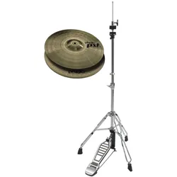 Paiste 14" PST 5 Medium Hi-Hat+ Maschine SET