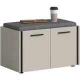 Home Affaire RAK 75 x 43 x 40 cm 2 Türen/4 Fächer schwarz