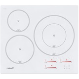 Cata, Induktionskochfeld, weiß, Modell INSB 6030 WH, 3 Kochzonen, 9 Leistungsstufen + Booster, Breite 60 cm