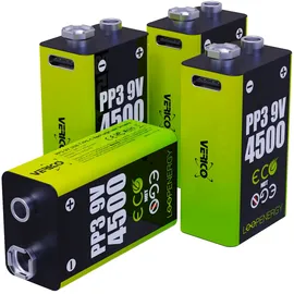 Verico Li-Ion-Akku Loop Energy 9 V- Block, 4er Pack