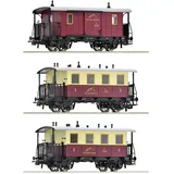 Roco 3-tlg. Set Zahnradbahn-Personenzug Sonnblick-Bahn 6200063 H0
