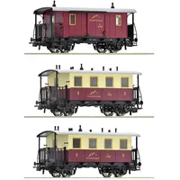 Roco 3-tlg. Set Zahnradbahn-Personenzug Sonnblick-Bahn 6200063 H0