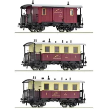 Roco 3-tlg. Set Zahnradbahn-Personenzug Sonnblick-Bahn 6200063 H0