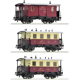 Roco 3-tlg. Set Zahnradbahn-Personenzug Sonnblick-Bahn 6200063 H0