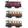 Roco 3-tlg. Set Zahnradbahn-Personenzug Sonnblick-Bahn 6200063 H0