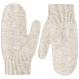 Zwillingsherz Fäustlinge ZWILLINGSHERZ, Damen, grau (hellgrau), Strick, Kaschmir, unifarben, Handschuhe Fäustlinge, aus reinem Kaschmir